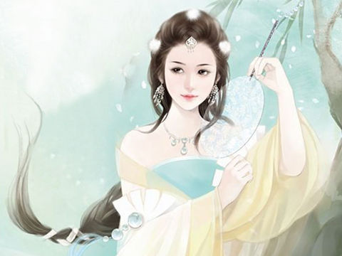 无人与我立黄昏